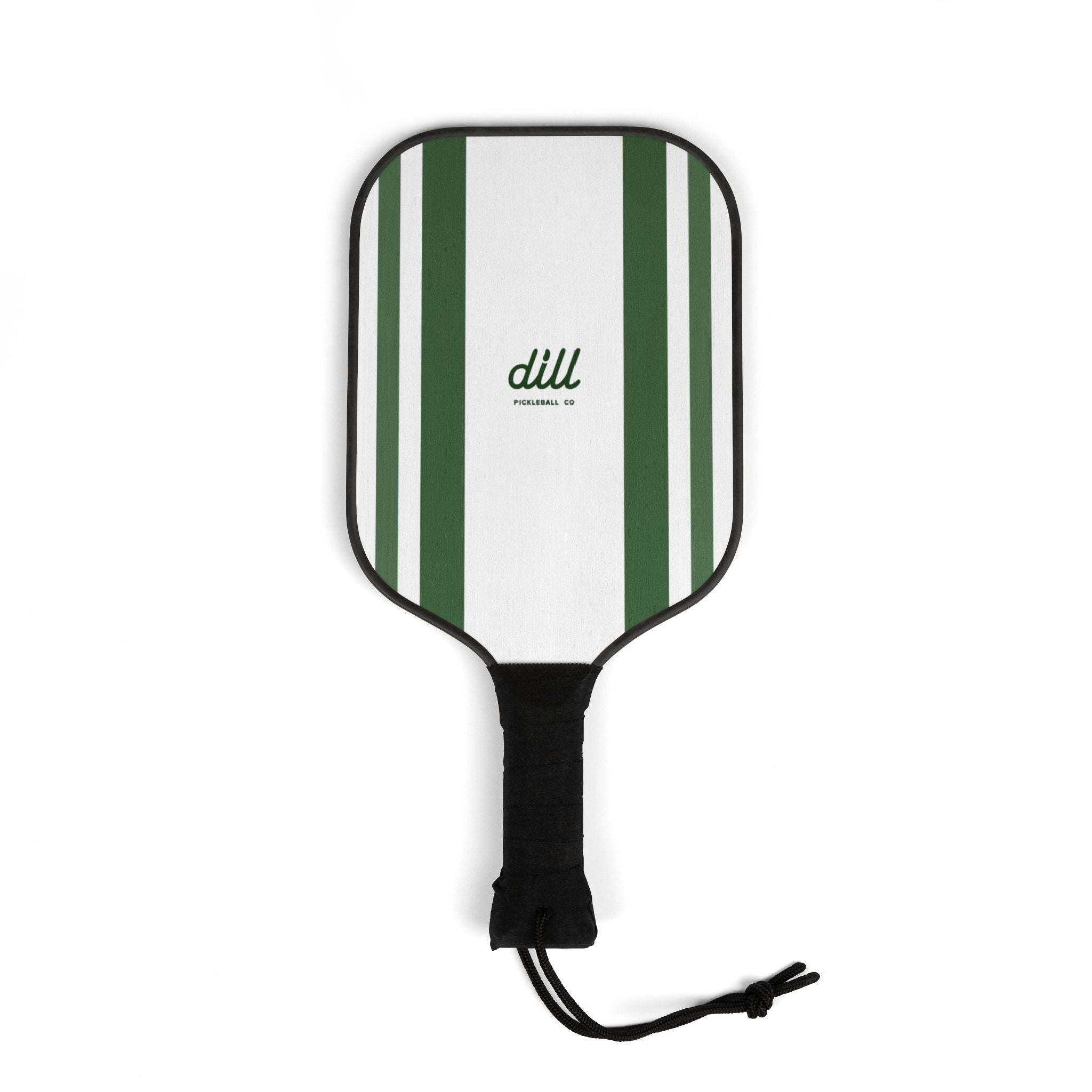 Pickleball Paddle Set — Green Stripe Pickleball Kit (2 Paddles + Balls)