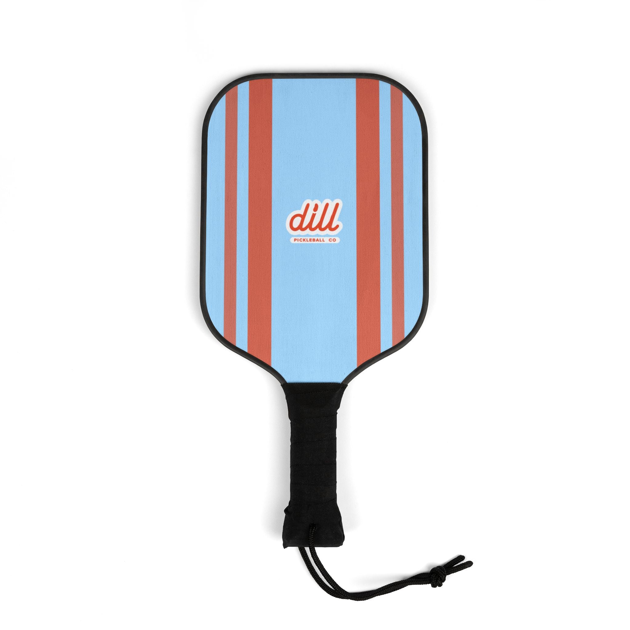 Pickleball Paddle Set — Retro Blue & Red Striped Pickleball Kit (2 Paddles + Balls)