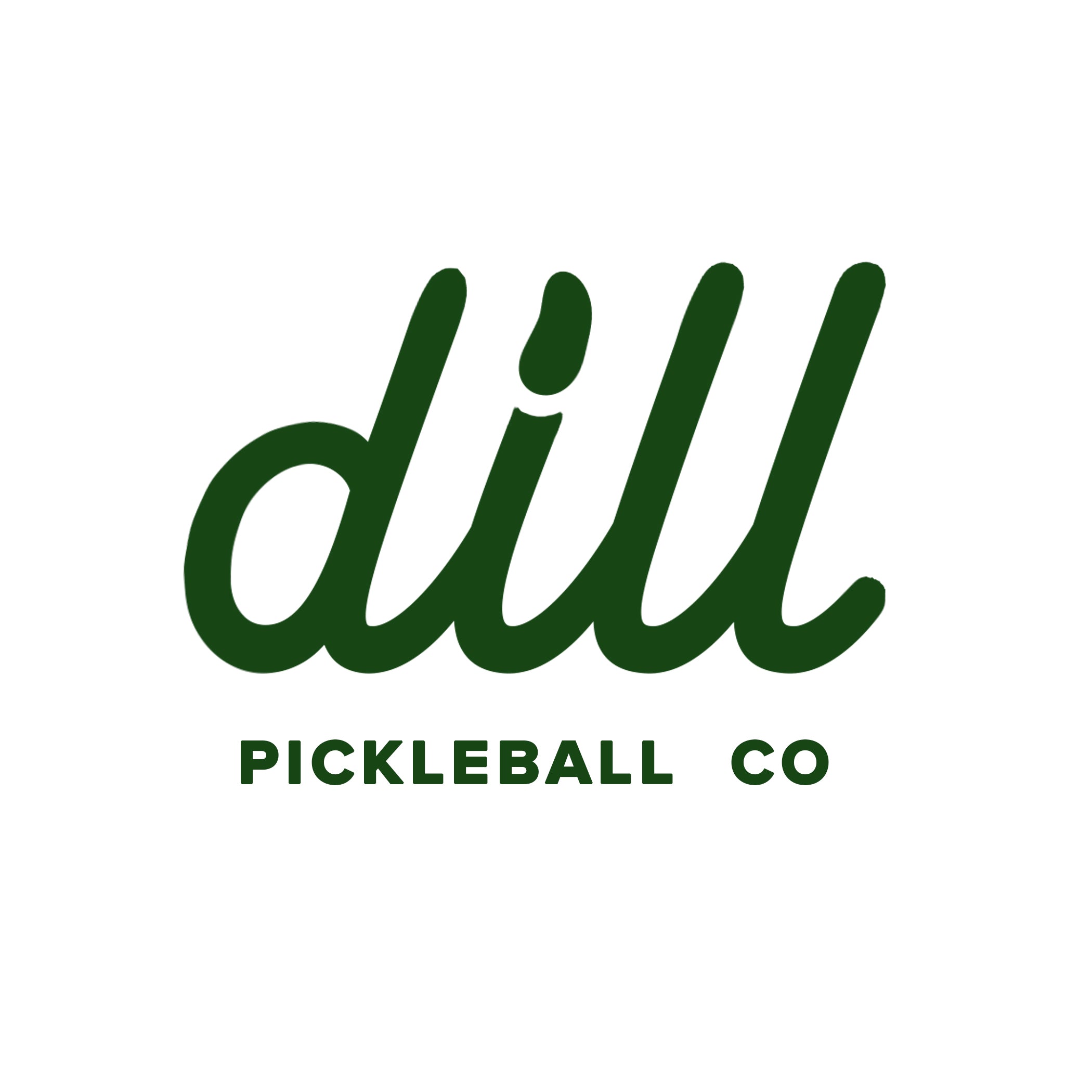 Dill Pickleball Co logo Sticker | Kiss-Cut Vinyl Decal