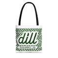 Dill Pickleball Co. Logo Tote Bag — Green Pattern All-Over Print